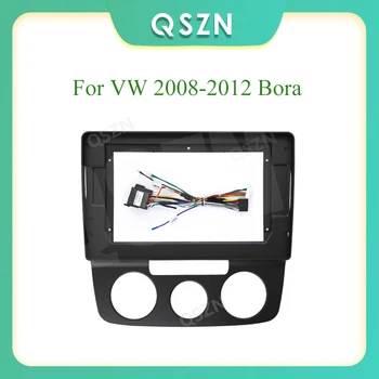 10 Дюймов 2 Din Автомобильный радиоприемник с накладками на панель, рамка, CD DVD приборная панель, Аудио Интерьер для VW 2008-2012 Bora