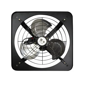 10-дюймовый Мощный Вентиляционный Вытяжной Металлический Вытяжной вентилятор Коммерческая Воздуходувка Кухня Ванная Комната Окно Настенный вентилятор