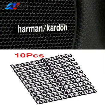 10 шт. Автомобильный Стайлинг Аудио Наклейки Harman/Kardon Для BMW E90 F10 F11 E53 E70 E71 E84 F48 F15 F16 E87 E81 F30 F34 G20 E46 E60 E39