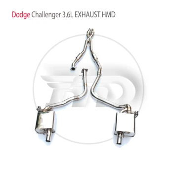 HMD производительность выхлопной системы из нержавеющей стали Catback подходит для Dodge Challenger 3.6L автомобильный клапан глушителя