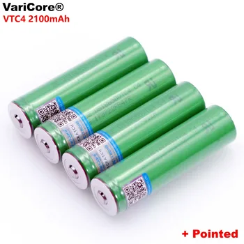 VariCore 100% оригинальный 3,6 В 18650 VTC4 2100 мАч высокого стока 30A перезаряжаемый аккумулятор для US18650VTC4 + указал