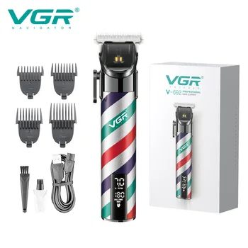 VGR триммер для волос V692 USB перезаряжаемая машинка для стрижки волос парикмахерская машинка для стрижки волос маслом для отбеливания волос, гравировка, машинка для стрижки волос