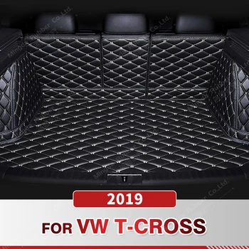 Автоматический Коврик для багажника с полным покрытием Для VOLKSWAGEN VW T-Cross 2019, Автомобильный коврик для багажника, Аксессуары для защиты салона Грузового лайнера