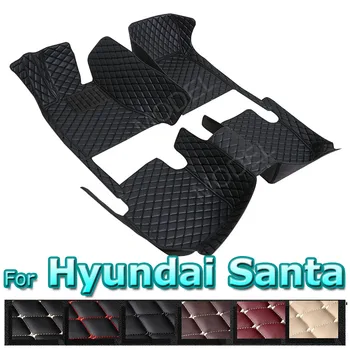 Автомобильные коврики Для Hyundai Santa Fe DM NC 2013 ~ 2018, 7-местные Водонепроницаемые накладки, автомобильный коврик, Ковер, Tapetes Para, Автомобильные Аксессуары