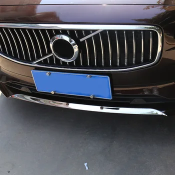 Автомобильный стайлинг для Volvo s90 v90CC хромированная декоративная накладка на передний бампер 2016-2020 Автомобильные аксессуары Автомобильная наклейка