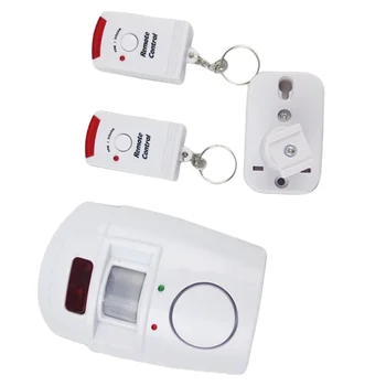 Беспроводная GSM Охранная сигнализация DIY Kit Домашняя дверь, окно, Датчик движения, сирена без (белый)