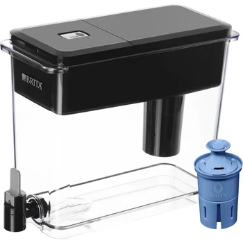 Дозатор черного фильтра для воды на 27 чашек, с фильтром Elite, бытовая техника, фильтр для воды для питья