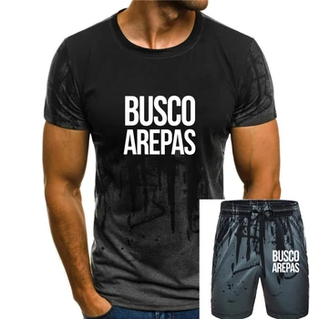 Женская футболка Busco Arepas, Футболка с продуктами питания из Колумбии и Венесуэлы, Новые летние поступления, футболка для женщин