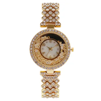 Женские часы с полным бриллиантовым модным потоком, женские часы с бриллиантами, женские часы-браслет, женские часы, кварцевые часы