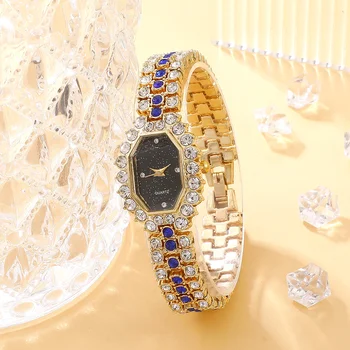 Женские часы с таймером, модные женские часы, ювелирные изделия, Изысканный браслет, уникальные женские часы в подарочной упаковке
