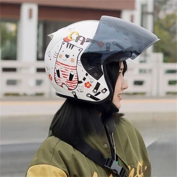 Защитные мотоциклетные шлемы, шлем с открытым лицом, Велосипедный скутер, Велосипедная доска для верховой езды, Бесплатная доставка, Шлемы для Мото