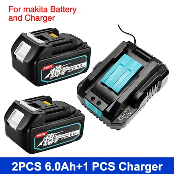 Новинка для электроинструмента Makita 14,4 В-18 В, литиевое зарядное устройство DC18RD с одним слотом 4A и литий-ионный аккумулятор 18 В для Makita