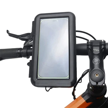 Обновление водонепроницаемой велосипедной сумки для телефона, чехла для мотоцикла, руля для мобильного телефона, крепления для iPhone 12 Samsung Xiaomi