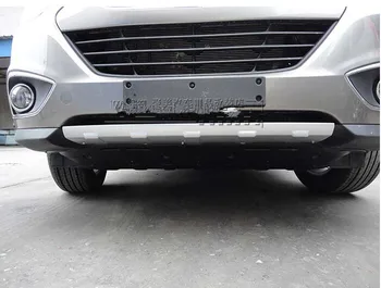 Передний + задний ABS бампер протектор Противоскользящая пластина Бар украшение автомобиля Для Hyundai Tucson ix35 ix 35 2010 2011 2012 2 шт. в комплекте