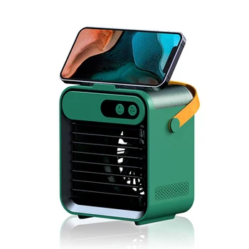 Портативный кондиционер 2400 мАч, USB-охладитель воздуха, Мини-вентилятор, мобильное увлажнение, Небольшой бытовой кондиционер с водяным охлаждением