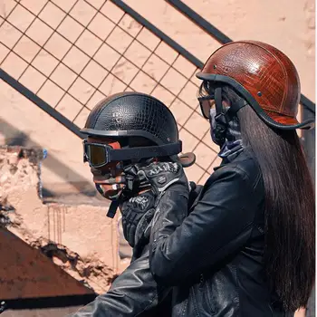 Ретро-шлем-совок, Летний Легкий шлем с утиным Хвостом, Защитное снаряжение для мотоцикла, Электровелосипеда