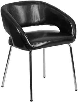Серия Современное белое кожаное мягкое боковое приемное кресло, табурет, стул для обеденного стола, деревянный стул, обеденные стулья на открытом воздухе
