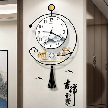 Современные Домашние Часы, Висящие на стене, Модные Акриловые Часы с ночником на батарейках, Тихая Гостиная, Reloj De Pared Home Decor
