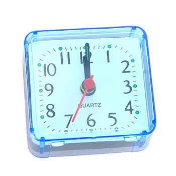 Современные Квадратные часы-будильник, Настольные часы для Спальни, Часы-будильник, Пластиковые Бесшумные Широкие Маленькие Цифровые часы