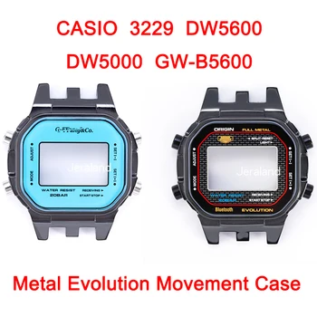 Цельнометаллический корпус механизма Evolution DW-5600 для Casio 3229 DW5600 DW5000 Обновление GW-B5600 Модифицировано до GMW-B5000 Комплект ремешка-футляра